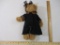 Bearington Collection Bear with Black Coat and Hat, The Bearington Collection, 13 oz