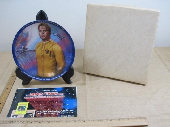 Star Trek James T. Kirk Captain Plate, stand not included 1lb 5oz