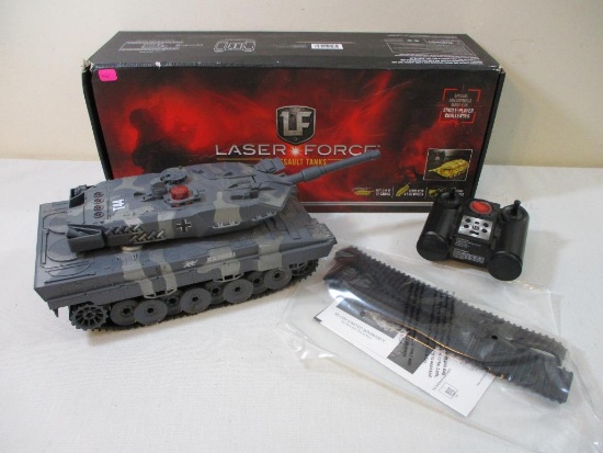 Laser Force RC Assault Tank, 2015 Rooftop Brands, in original box, 3 lbs 9 oz