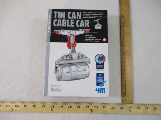 Tin Can Cable Car Fun Mechanics Kit, 2013 4M Industrial Development Limited, 8 oz