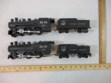 Two American Flyer L2001 Casey Jones Game Train Engines and Tenders, S Gauge, 2 lbs 12 oz