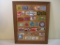 Framed Collection of Railroad Patches including Pullman, New York Central System, Lackawanna