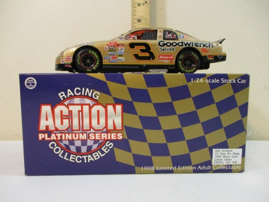 Dale Earnhardt #3 Bass Pro Shops 1998 Monte Carlo Limited Edition 1:24 Scale Stock Car, Action