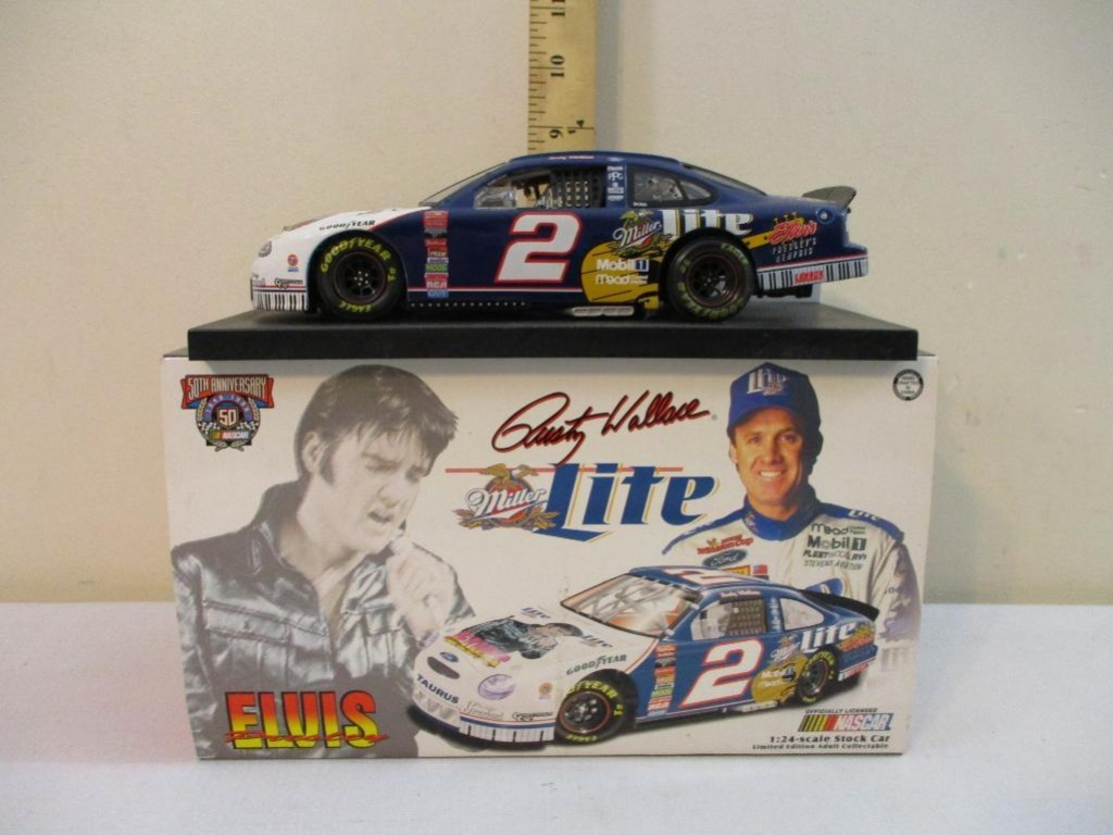 Crew Cab & Open Trailer Nascar Miller Details about   Action Rusty Wallace #2 2005 Stock Car 