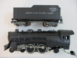 American Flyer S Gauge Locomotive 21105 with Reading Lines American Flyer Lines Tender, 2 lbs 2 oz