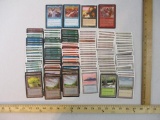 Lot of Early MTG Magic the Gathering Cards, mostly commons and uncommons including Flood Plain,