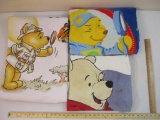 Three Winnie the Pooh and Tigger Beach Towels, see pictures for condition, AS IS, 3 lbs