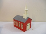 Plasticville HO Scale Church, see pictures, 8 oz