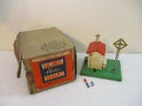 Lionel Prewar 045 Automatic Gateman, O Gauge, in original box, see pictures for condition AS IS, 2