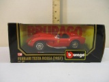 BBURAGO cod 1507 Ferrari Testa Rossa (1957) 1/24 Scale Die-Cast Car with Display, in original box,