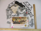 Bachmann HO Scale Over/Under Blinking Bridge Plastic Model Kit, in original box, 8 oz
