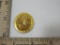 1981 Lady Liberty Gold Plated Repousse Art Half Dollar Coin