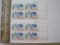 Two Blocks of Four 10 Cent World Peace through Law U.S. Postage Stamps Scott #1576