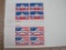 Two Blocks of 4 US Air Mail Stamps including 25-cent and 31-cent