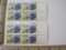 Two Blocks of Four 10 Cent Pioneer Jupitar U.S. Postage Stamps Scott #1556