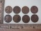 8 Wheat Pennies including 6-1916, 1917S and 1919S