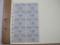 Block of 10 15-cent Globe & Doves US Postage Airmail Stamps (C43)