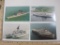 Four U.S. Naval Postcards includes U.S.S. Aubrey Fitch, U.S.S. Leahy and more