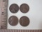 4 Wheat Pennies including 1909, 1910, 1919S