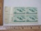 Block of 4 Wildlife Conservation 3-cent King Salmon US Postage Stamps