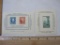 100th Anniversary United States Postage Stamps Plate 1947 and Great Smoky Mountains 10-cent Stamps