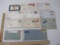 Postmarked Airmail Envelopes, Early 1900s-WWII Era