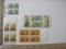 Four Blocks of Four U.S. Postage Stamps including 1981 Christmas, Season's Greetings, 20 Cent John