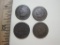 Four 1903 Indian Head Pennies