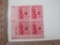 Block of 4 1941 10-cent Postal Savings Stamps, Scott #PS11