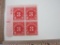 Block of 4 1930 3-cent Postage Due Stamps, Scott #J72