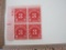 Block of 4 1930 3-cent Postage Due Stamps, Scott #J72