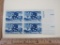 Block of 4 1959 7-cent Alaska Statehood US Postage Stamps, Scott #C53