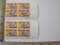 Two Blocks of Four 13 Cent 50th Anniv. Of Taking Pictures U.S. Postage Stamps Scott #1727