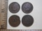 Four 1902 Indian Head Pennies