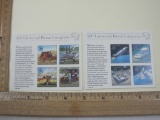 Two 20th Universal Postal Congress Souvenir Sheets, USPS 1988