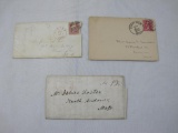 Antique U.S. Envelope and Letters includes 1899 Gloucester Mass. Envelope, 1838 Letter to North