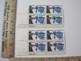 Two Blocks of Four 10 Cent Mariner 10 Venus/Mercury U.S. Postage Stamps Scott #1557