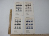 Presidents of the United States Ameripex 86 4-Sheet Stamp Set, USPS 1986