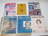 1920s Sheet Music includes Romance When Johnny Comes Marching Home, Thirty Minutes with Shubert by