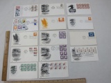 First Day Covers including 1978 Emergency Change of Rate, 1981 American Flag Defensive Issue, 1978