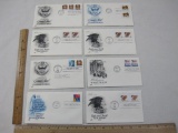 First Day Covers 1980s-1990s includes Great Seal of the Unitd States, Eagle and Shield ATM Stamp,