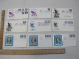 First Day Civers 1980s includes Dept. of Justice Official Stamp, Official Mail USA, Dept. of State