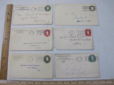 Antique U.S. Envelopes Postmarked 1905 New York N.Y., 1902 New York, N.Y., 1909 Hudson Term. Sta.