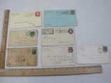 Antique U.S. Envelopes Postmarked 1889 Boston Mass, 1899 Chicago, 1887 Providence R.I., 1904 Boston