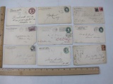 Lot of Late 1800s Postmarked Advertising Covers including Williams & Dean Wholesale Nurserymen