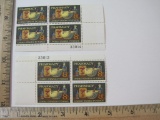 Two Blocks of Four 8 Cent Pharmacy U.S. Postage Stamps Scott #1473