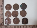 Twelve Wheat Pennies includes 1930 and 1934