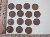 15 1910 Wheat Pennies