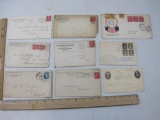 Lot of Late 1800s-Early 1900s Postmarked Envelopes and Advertising Covers including American Baking