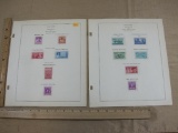 1948-49 United States Postage Stamps including 3 Cent Will Rodgers, 3 Cent Fort Bliss Centennial, 3